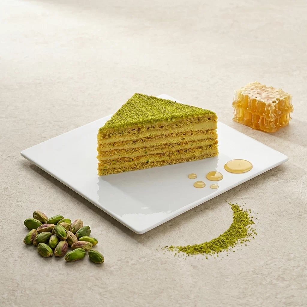 Ballı Fıstıklı Pasta görseli 2