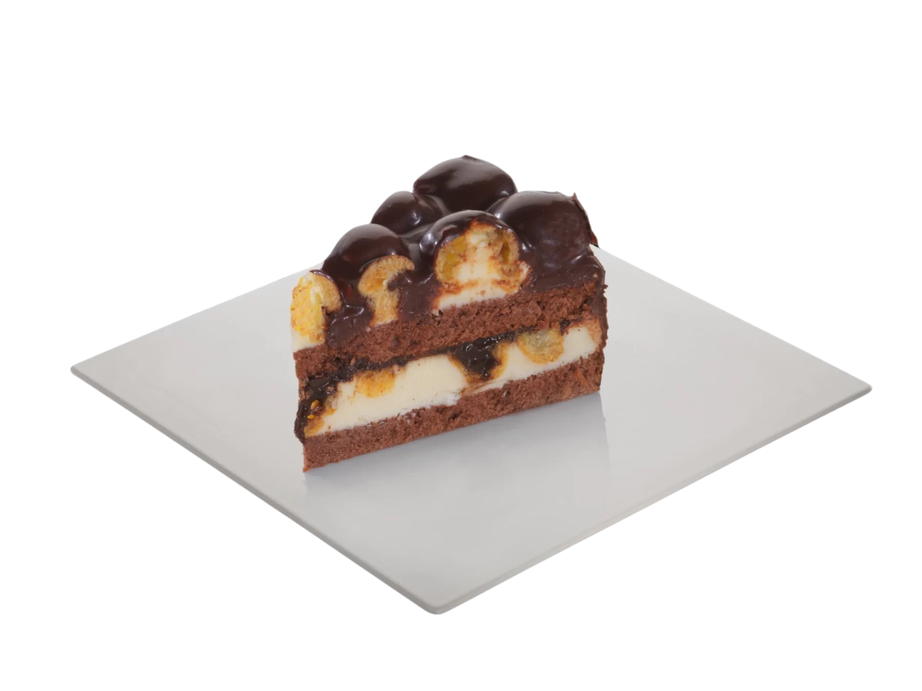 Siyah Profiterollü Pasta görseli 2